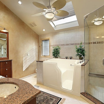 Walk-In Tub and Walk - In Shower
