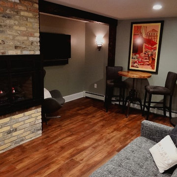 Lower Level Remodel with Wine Cellar