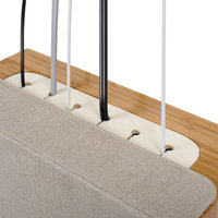 Cord Corral Cable and Cord Organizer, Zen, With New 8-A/C + 3 Usb Power Strip