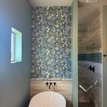 Bathroom Wallpaper installation in Dallas, TX