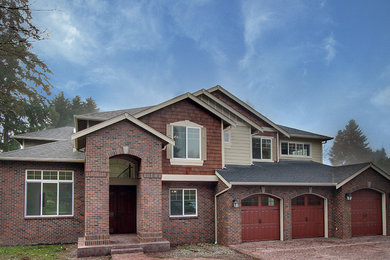 Inspiration for a timeless exterior home remodel in Seattle
