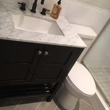 Basement Bathroom Renovation with a Spa feel