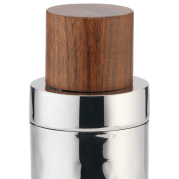 Sierra Cocktail Shaker With Wood Lid