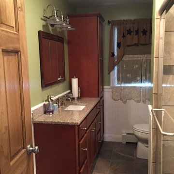 Cherry Wood Bathroom