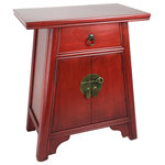 Wayborn - Alter Cabinet, Red - Brass hardware