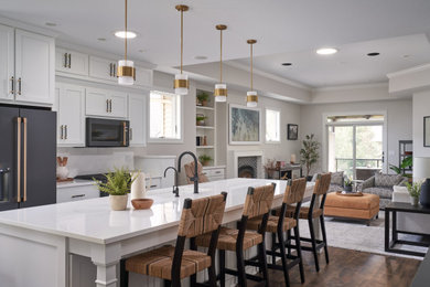 Inspiration for a transitional kitchen remodel in Minneapolis