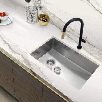 28"L x 18"L Single Bowl Undermount 16G Reversible Kitchen Sink