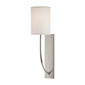 Hudson Valley Colton 1-Light Wall Sconce, Polished Nickel