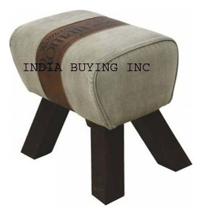 Industrial leather and canvas furniture from India buying inc