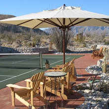 Tennis court area