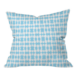 Deny Designs Lisa Argyropoulos Daffy Lattice Navy Outdoor Throw Pillow 20 x 20