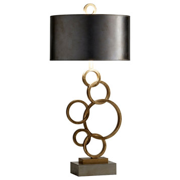 Cyan Design Cercles Table Lamp 10984 - Silver and Gold