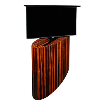 Custom Atlantis TV lift cabinet in beautiful room setting