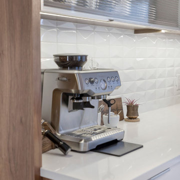 Contemporary Walnut Kitchen