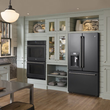GE Appliances Black Slate Kitchen