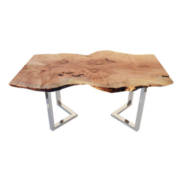 WOODLYNNS EDGE " Live edge slab table and woodwork "