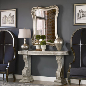 Uttermost Anatolius Mirror in Silver Leaf