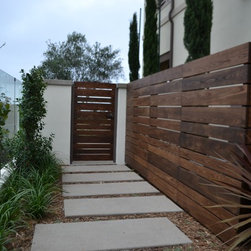 Entry Gate and Matching Fence - Home Improvement