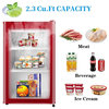 .3 Cu.ft Compact Upright Freezer, Mini Freezer With Single Door and Shelves, Adj
