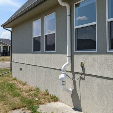 Exterior Active Radon Mitigation System