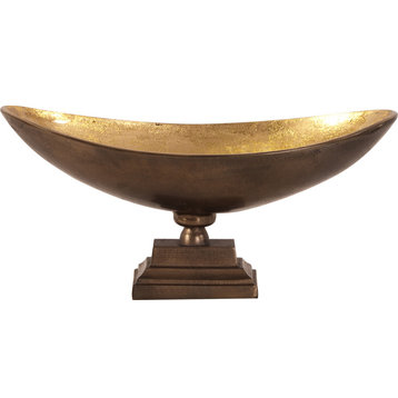 Footed Bowl - Bronze, Large