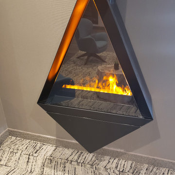 VITA Fireplaces MONROE | Wall-Mount Vapor-Fire Feature in Whitefish, MT, USA