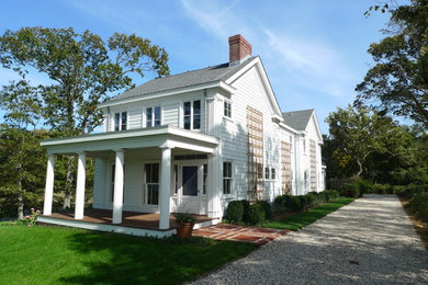 Traditional exterior home idea in New York