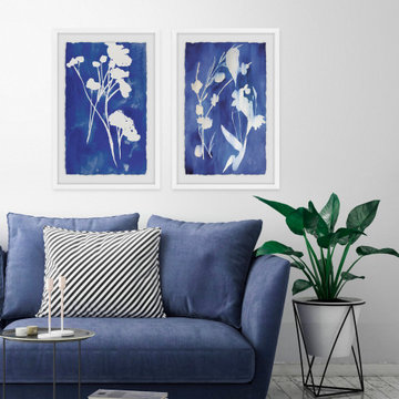 White Stems Diptych