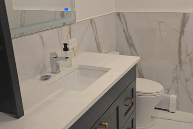 Home design - transitional home design idea in New York
