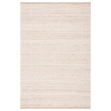 Safavieh Vintage Leather Collection NF829A Rug, Natural/Ivory, 3' X 5'