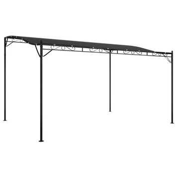 vidaXL Canopy Gazebo Party Canopy Camping Shelter Anthracite Fabric and Steel