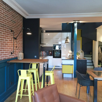 Rénovation d'un Duplex esprit loft industriel