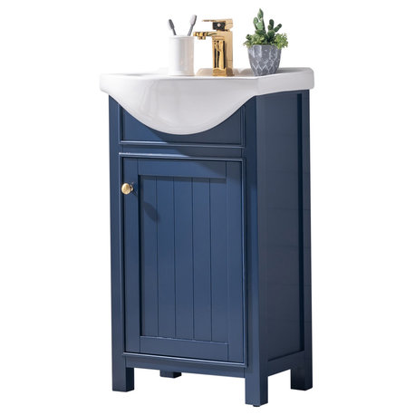 Marian 20" Single Sink Vanity, Blue