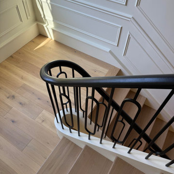 Project #134 | Straight Staircase with Elliptical Stringer