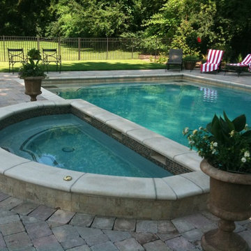 East Grand Rapids Villa Pool, Spa, Outdoor Kitchen, and Patios