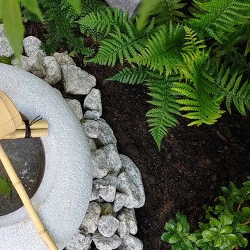 Japanese Oribe Patio Garden - Water Bowl.
