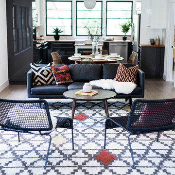 West Elm Layla Rug in Moroccan Inspired Room