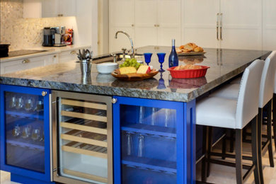 Inspiration for a contemporary kitchen remodel in Miami