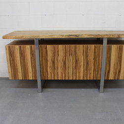 Maple live edge sideboard - Buffets And Sideboards