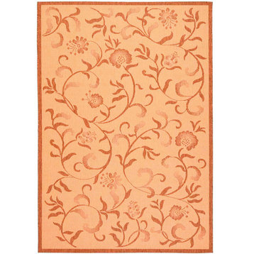 Safavieh Martha Stewart Msr4251 Floral Rug, Cream/Green, 2'7"x5'0"