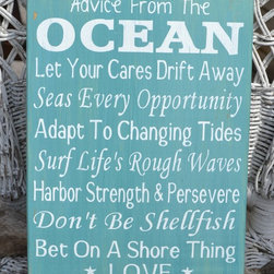 Handcrafted Beach House Decor Signs - Products
