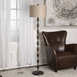 Pamlico Floor Lamp | Uttermost - Floor Lamps