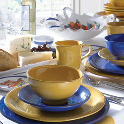 Fantasia Yellow Dinnerware - Dinnerware