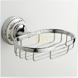 Bathroom Accessories Brass Soap Dish Holder Chrome Finish C0155 - Soap Dishes & Holders