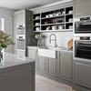 VIGO All-In-One 30" Casement Front Matte Stone Farmhouse Kitchen Sink Set