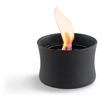 Lovinflame Ceramic Candle, Black, Deluxe