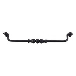 Top Knobs Normandy Collection Drop Pull Handle 10" Patina Black M683 - Cabinet And Drawer Handle Pulls