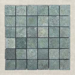 KAWI - Green Sukabumi | 12" x 12" | Stone Mosaic - Mosaic Tile