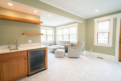 Example of an arts and crafts home design design in Minneapolis