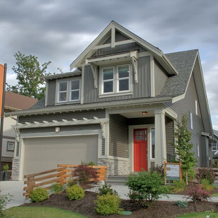 75 Beautiful Craftsman Split-Level Exterior Home Pictures & Ideas ...